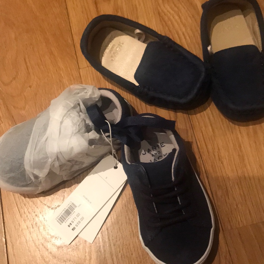 Janie and jack size five shoes